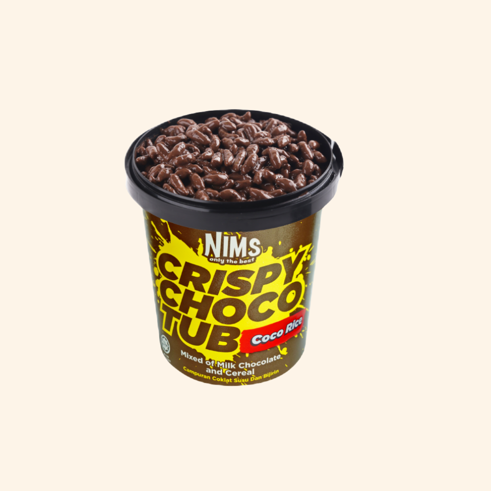 NIMS Crispy Choco Tub, pack of 8, one flavor each