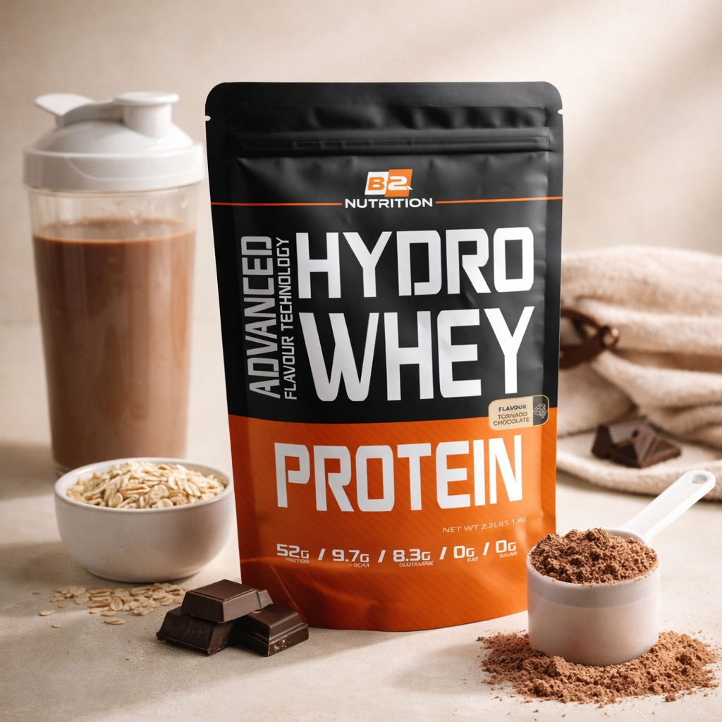 BS Hydro Whey Protein Powder, 35.27 oz (1kg), Advanced Formula with BCAAs