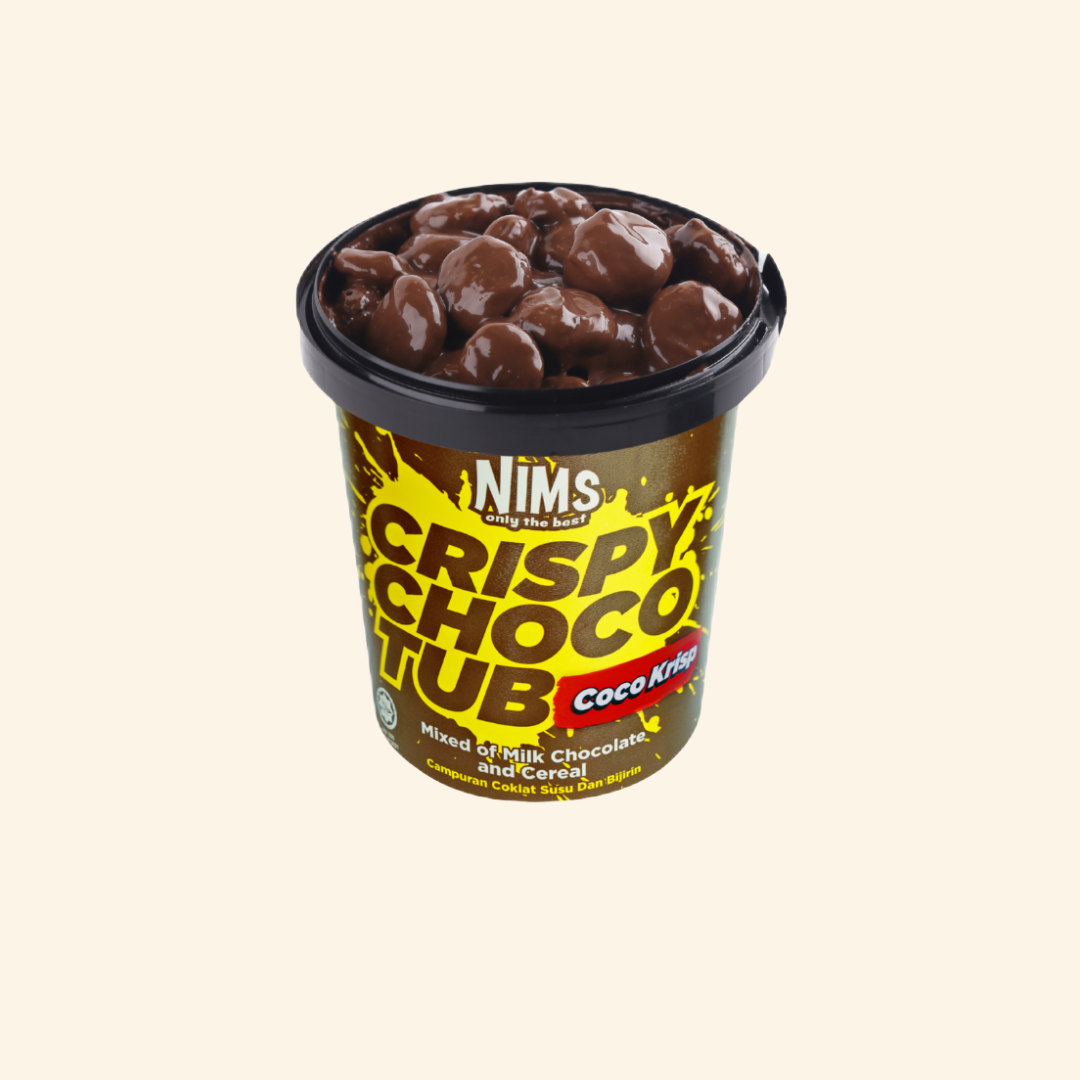 NIMS Crispy Choco Tub, pack of 8, one flavor each