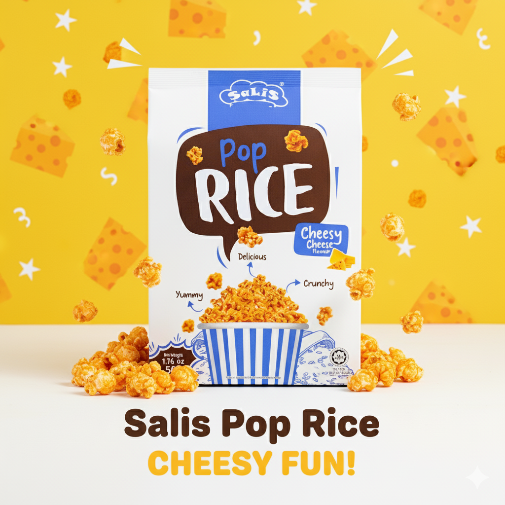 Cheesy and Spicy Pop Rice Combo Pack, 1.8 oz (50 gm)