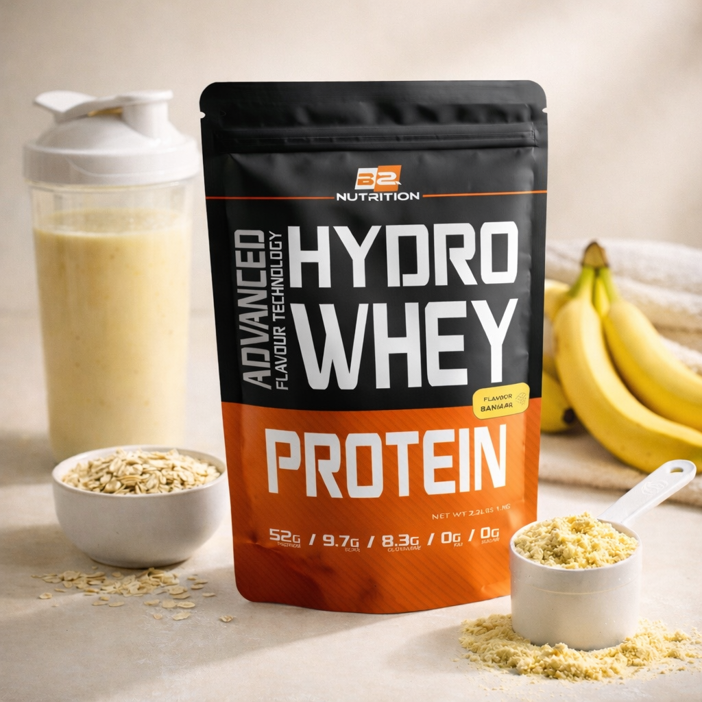 BS Hydro Whey Protein Powder, 35.27 oz (1kg), Advanced Formula with BCAAs