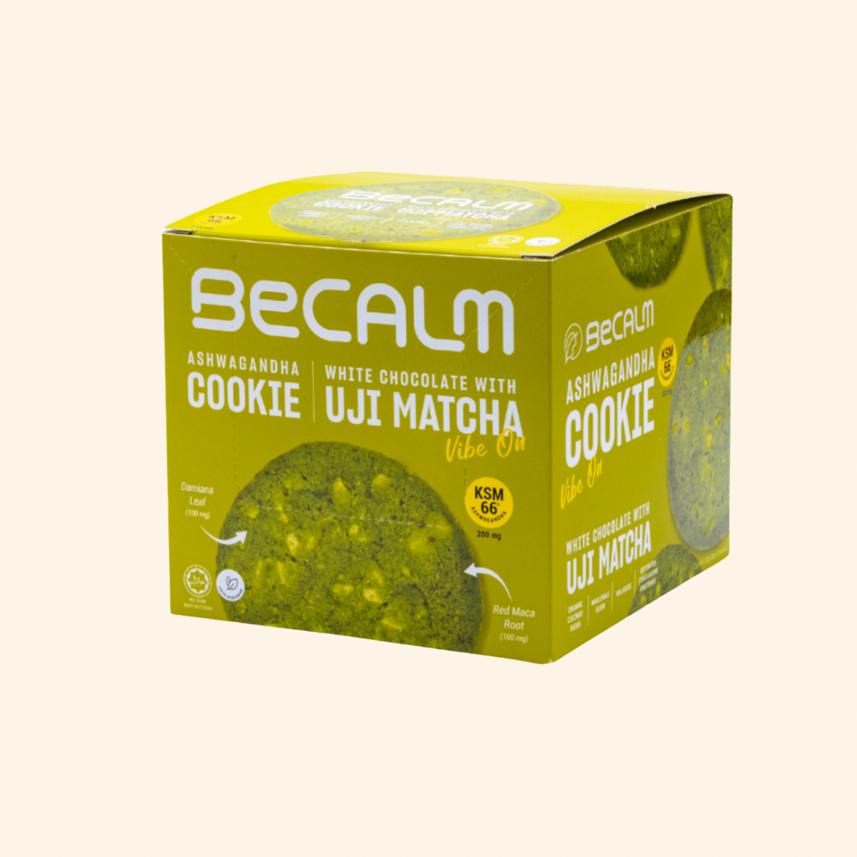BECALM Ashwagandha Cookie – Functional Gourmet Cookies (KSM-66®)
