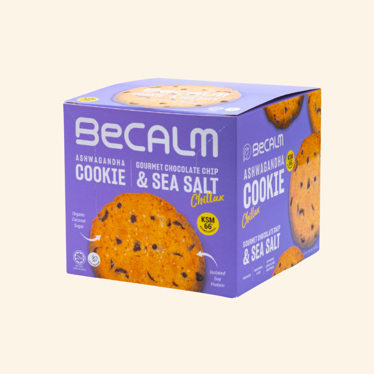 BECALM Ashwagandha Cookie – Functional Gourmet Cookies (KSM-66®)