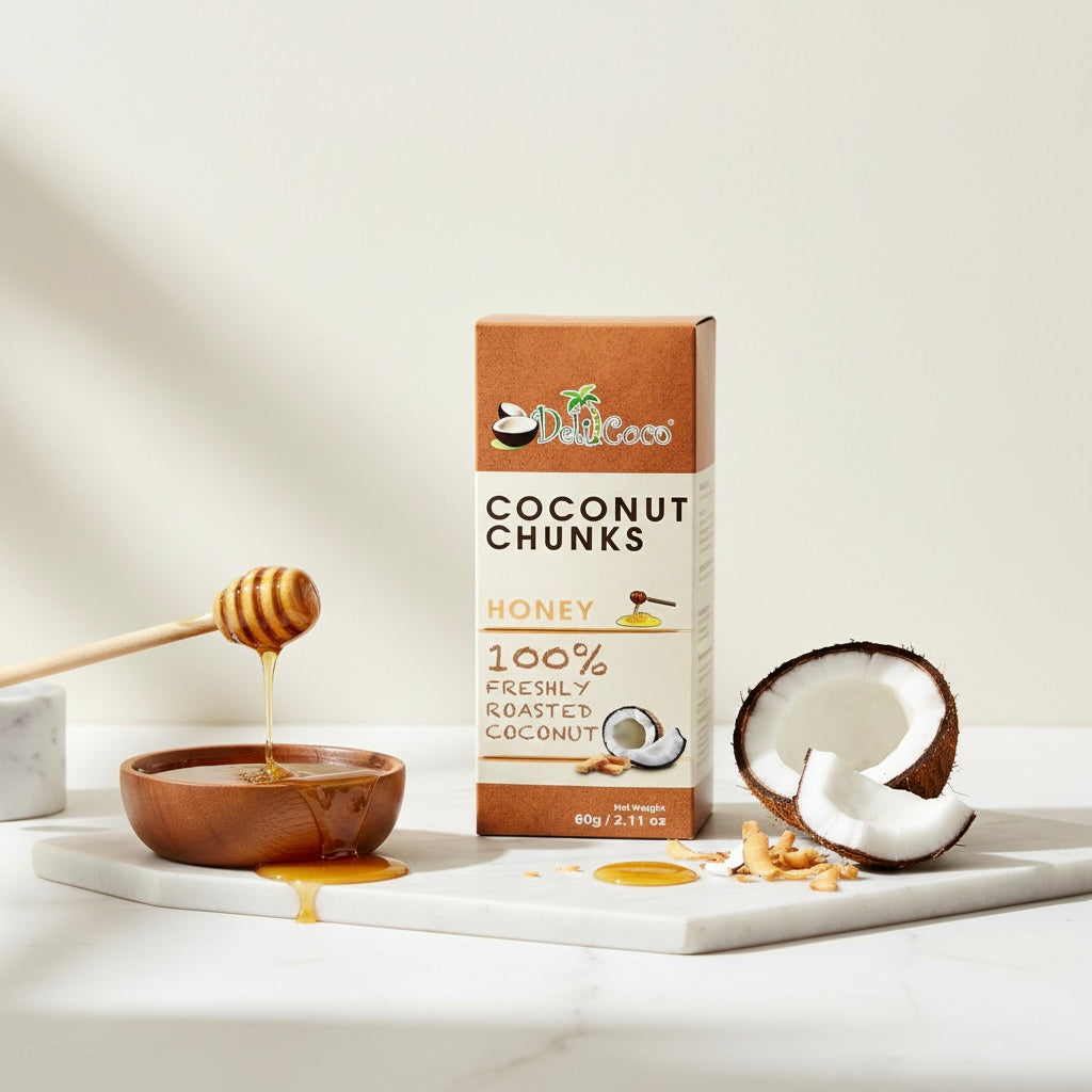 Roasted Coconut Chunks, 2.12 oz (60 gm)
