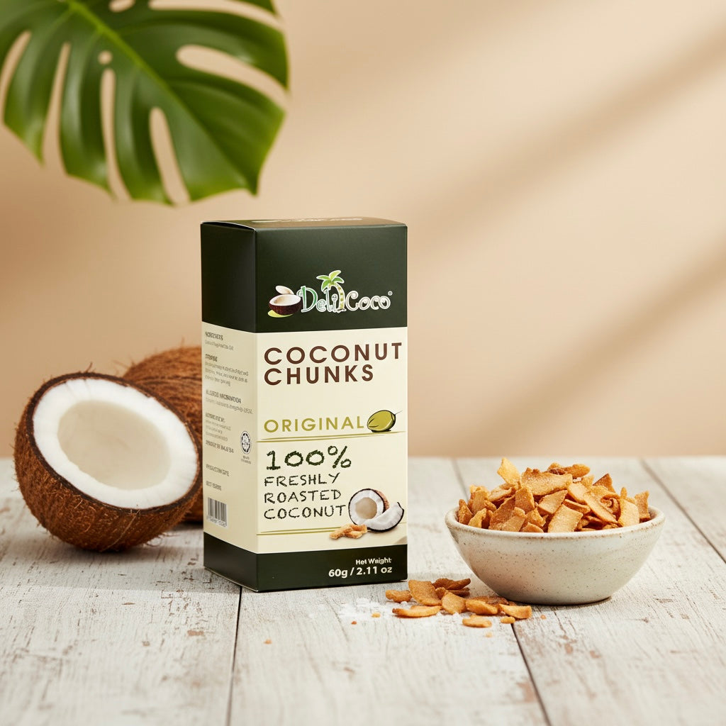 Roasted Coconut Chunks, 2.12 oz (60 gm)